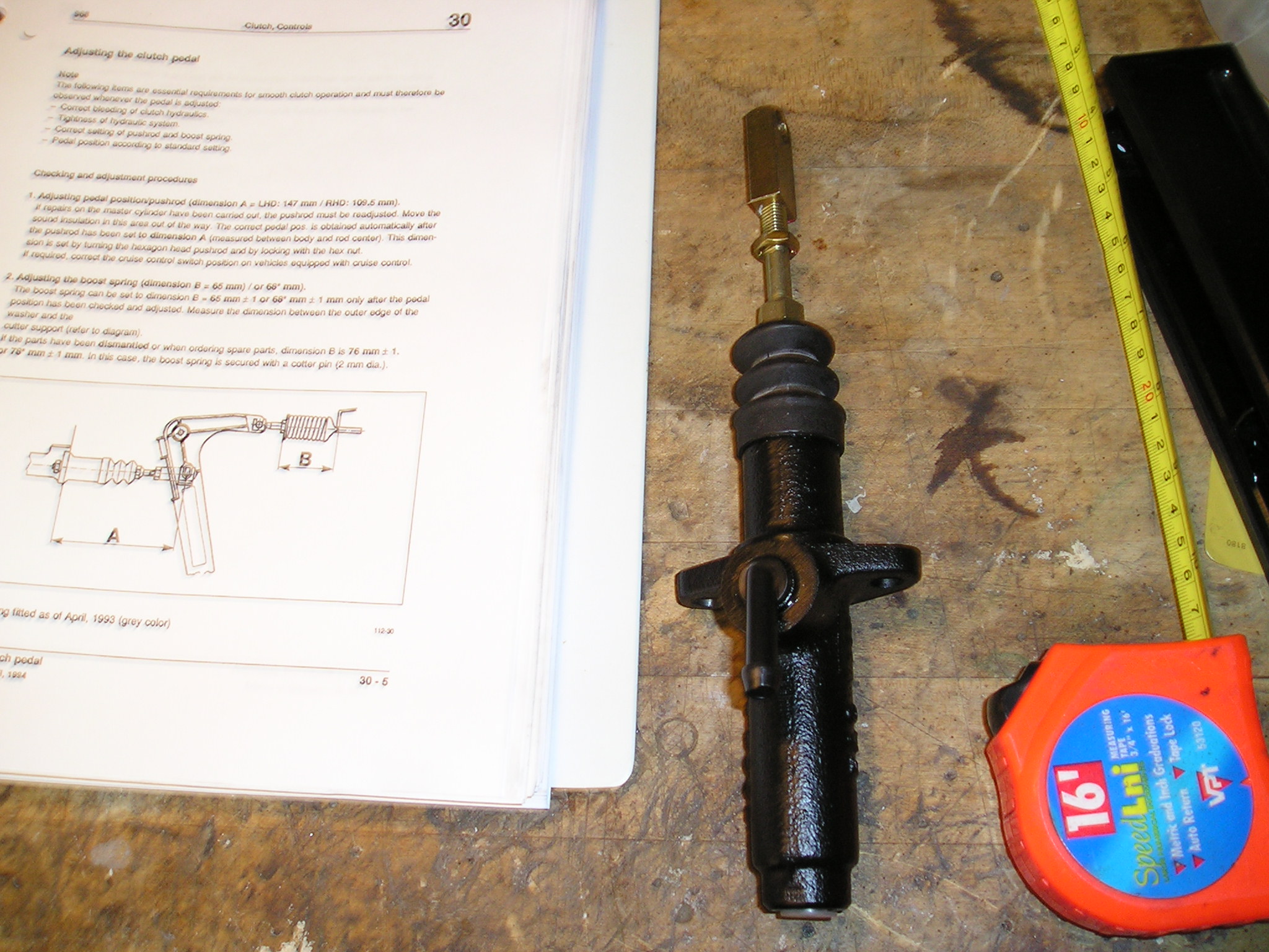Clutch Master Cylinder Replacement
