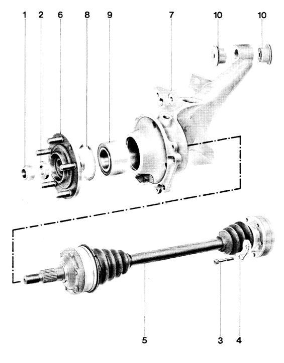 Rear Wheel Bearing Replacement - Aluminum Trailing Arm