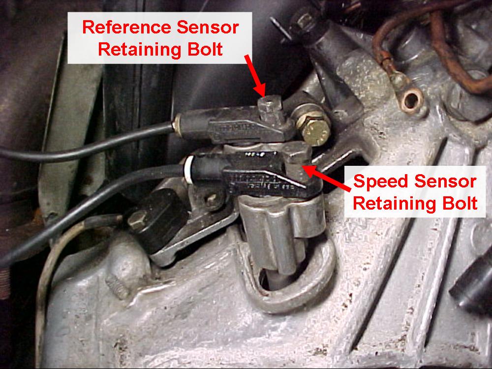 Speed and Reference Sensors - Checking, Replacement, and Adjustment