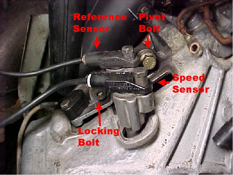 Speed and Reference Sensors - Checking, Replacement, and Adjustment
