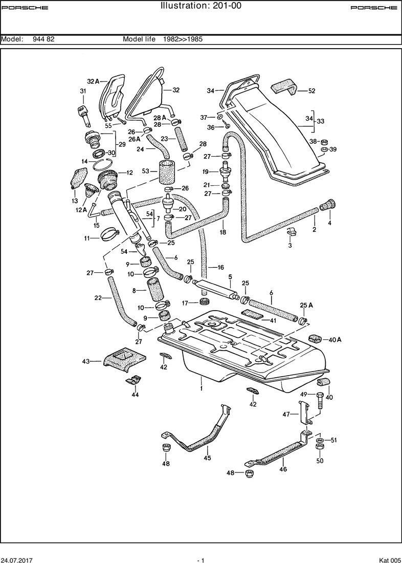 Fuel tank diagram