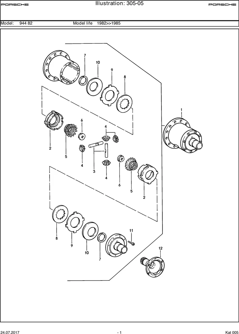Limited-slip differential                          M220 diagram