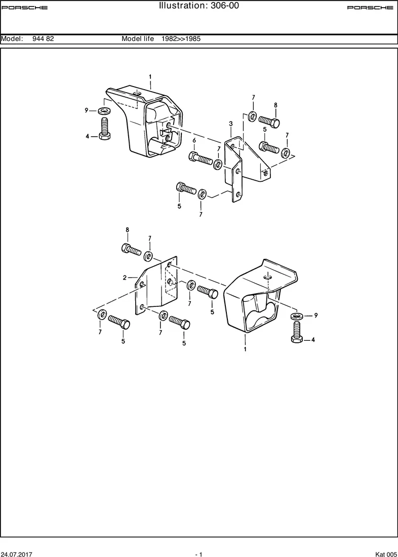 Transmission suspension diagram