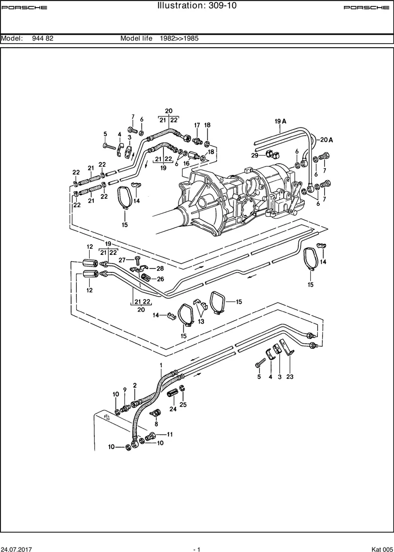 Transmission oil cooler diagram