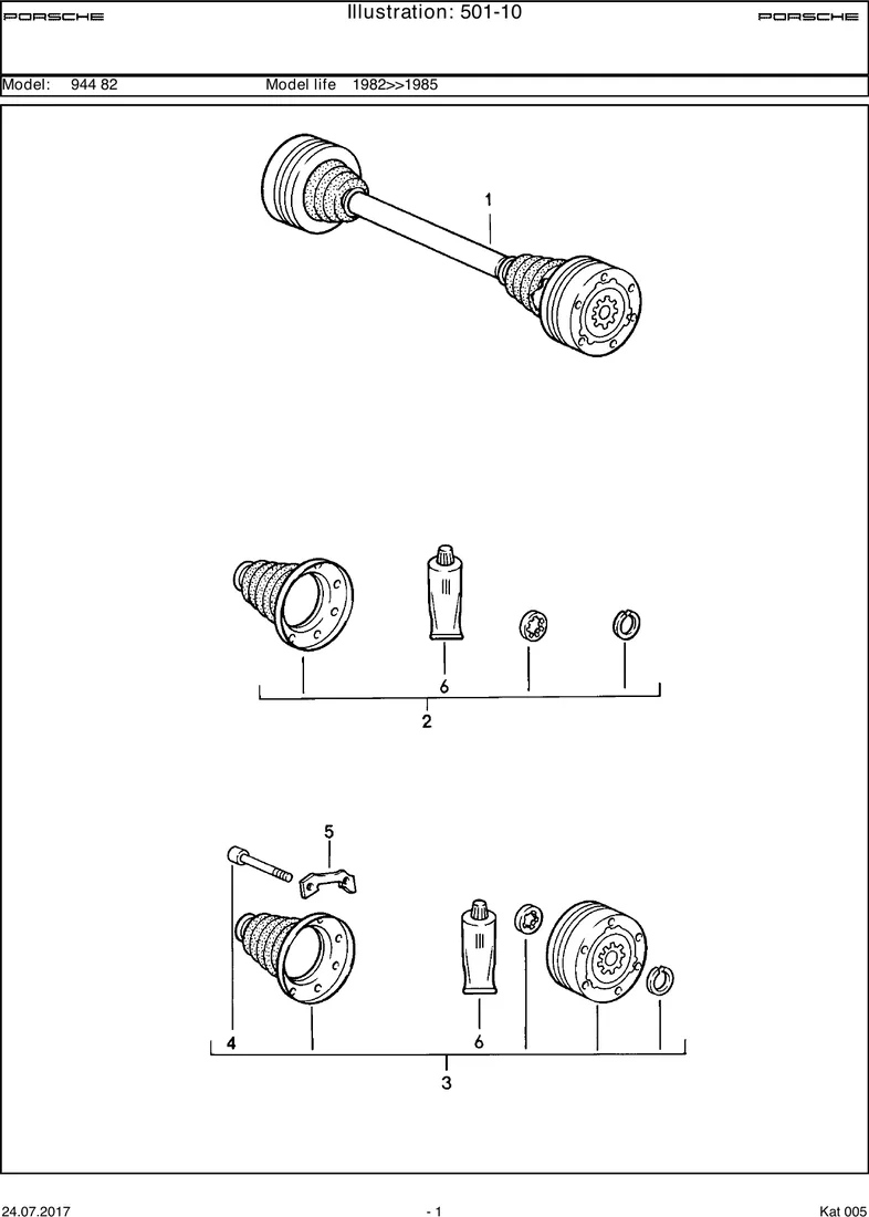 Drive shaft diagram
