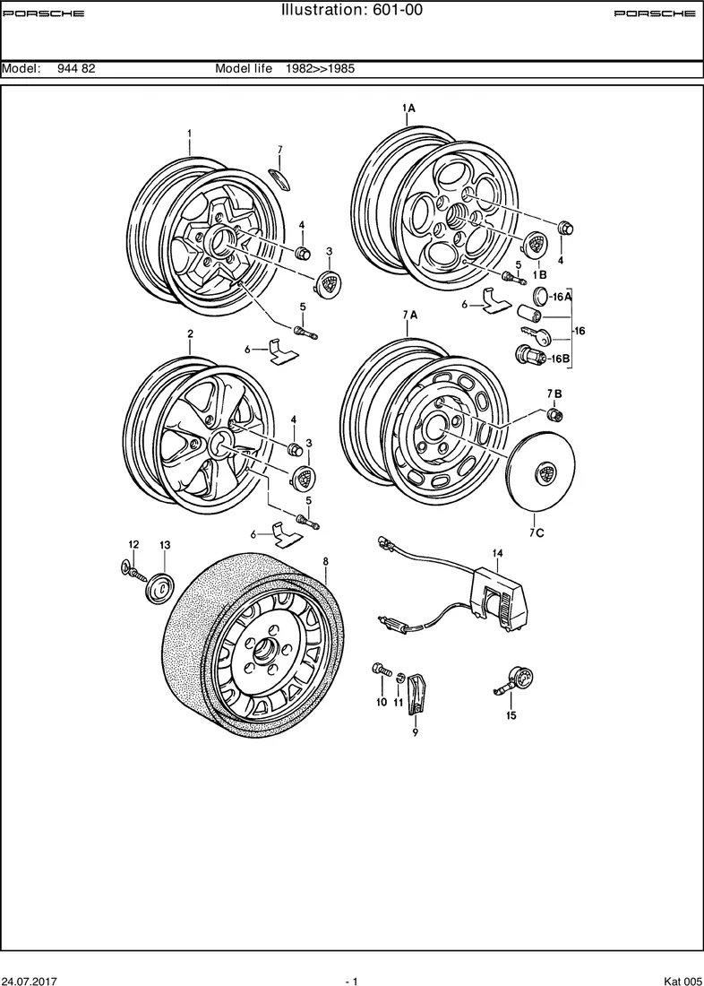 Disc wheel diagram