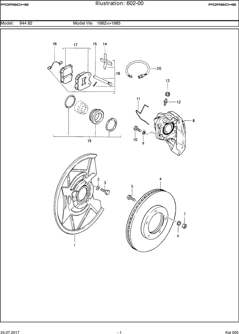 Disc brake diagram