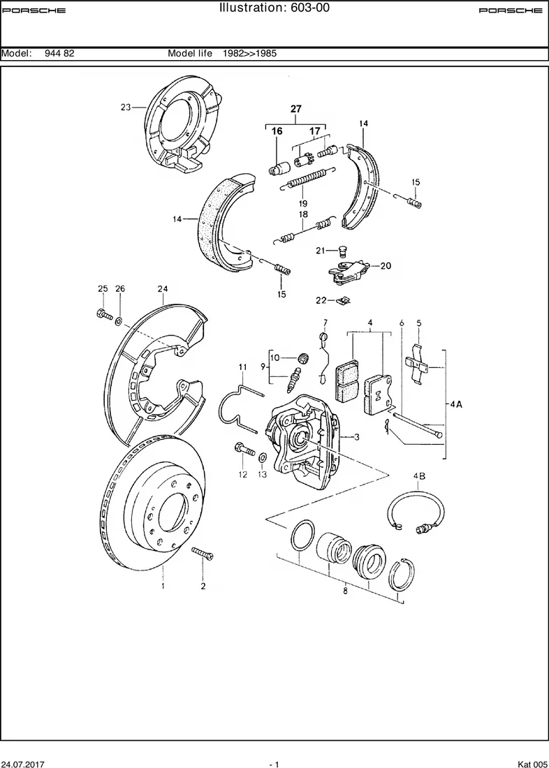 Disc brake diagram
