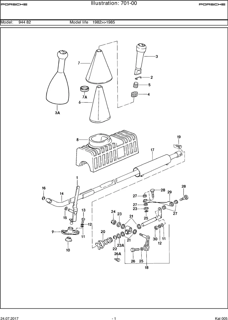 Shift mechanism diagram