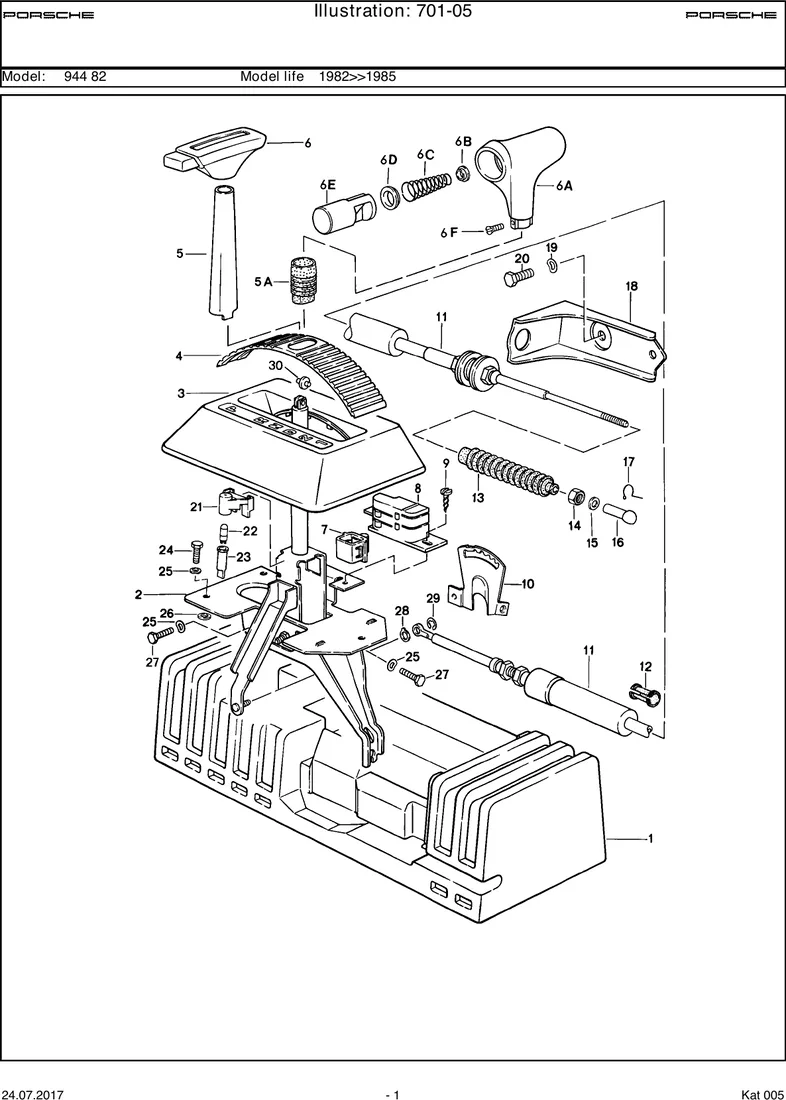 Shift mechanism diagram