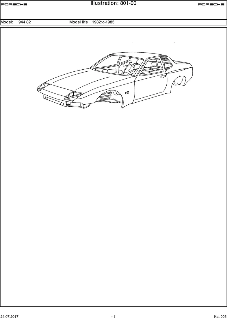 Body in white diagram