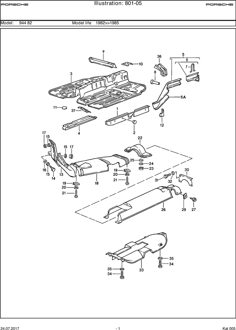 Side member diagram