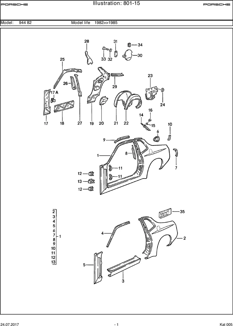 Side section diagram