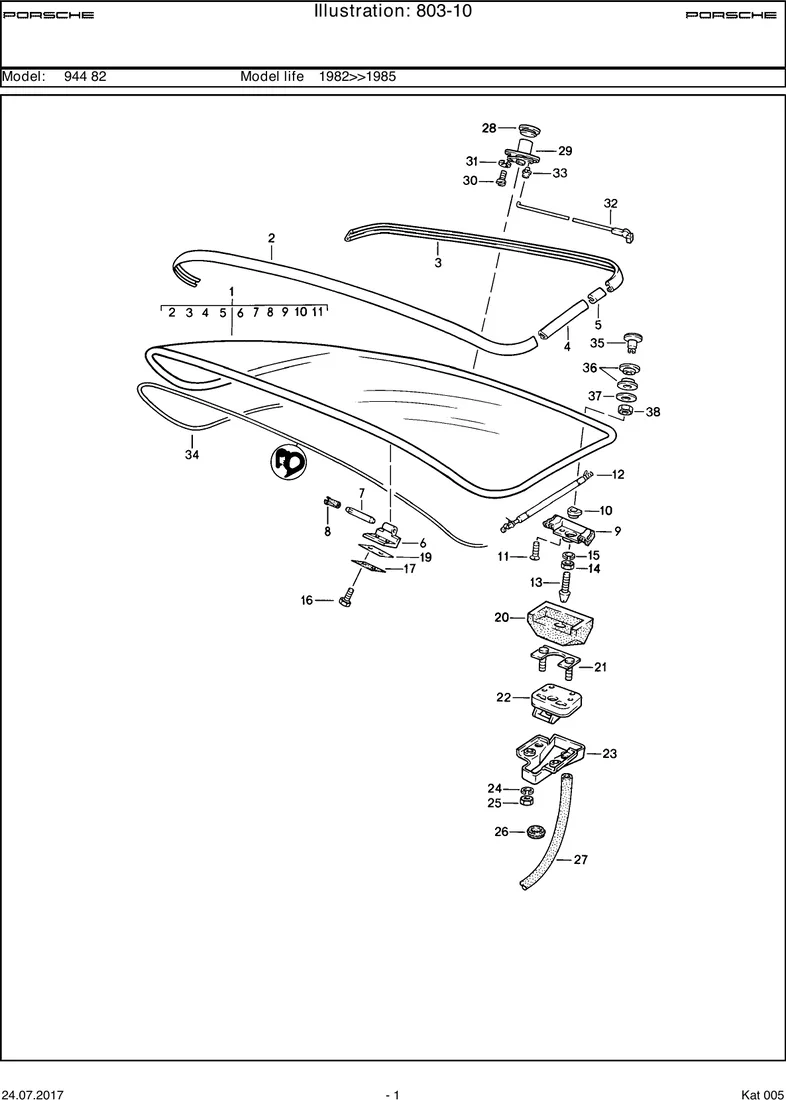 Rear lid                            (J) diagram