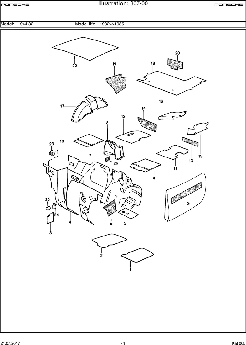 Sound absorber diagram