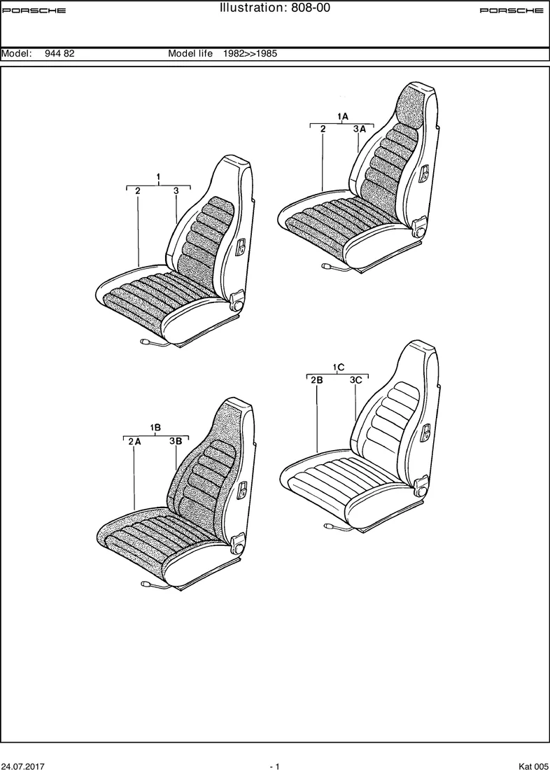 Front seat diagram