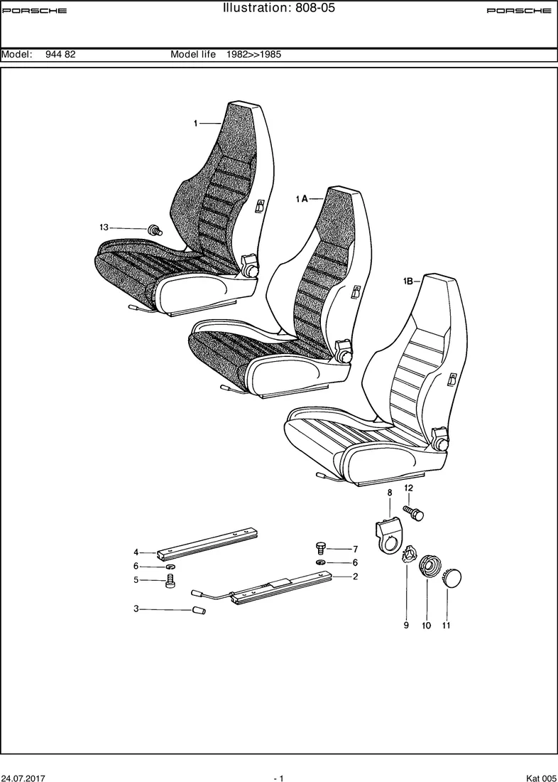 Sports seat diagram