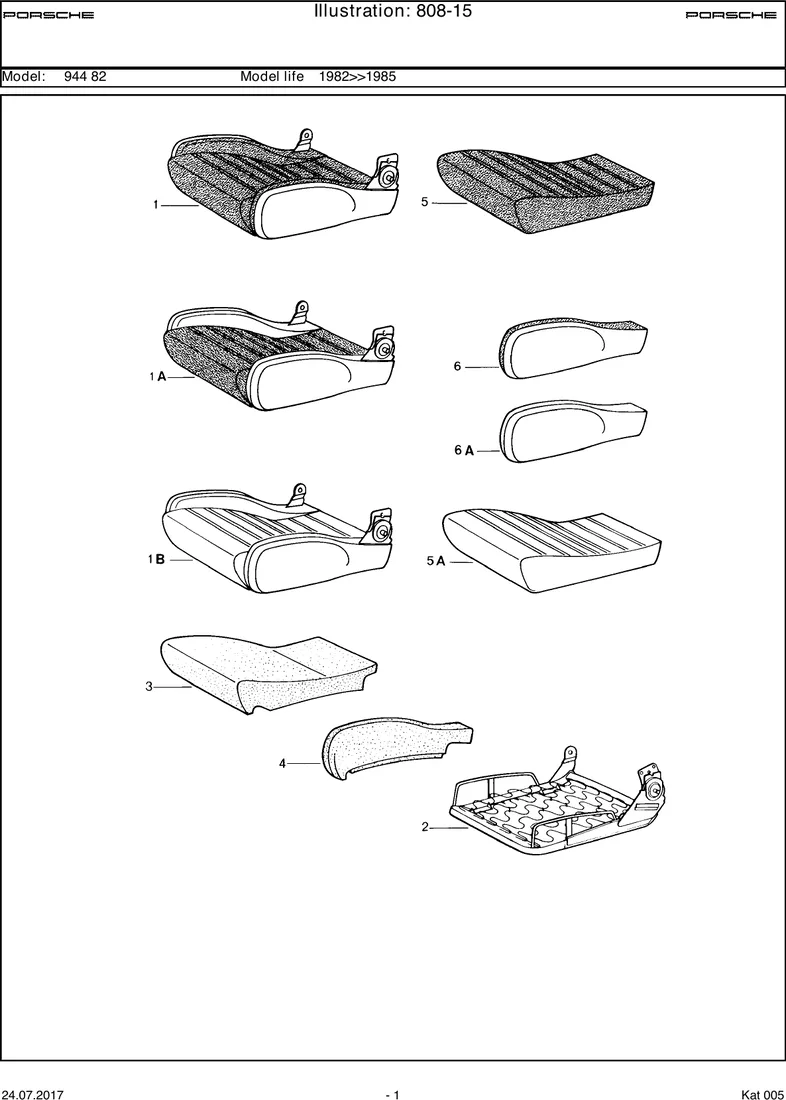 Sports seat diagram