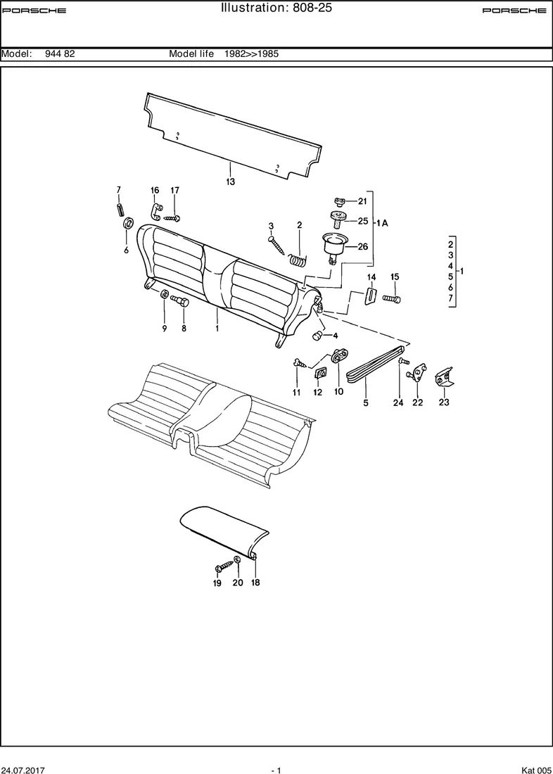 Back seat diagram