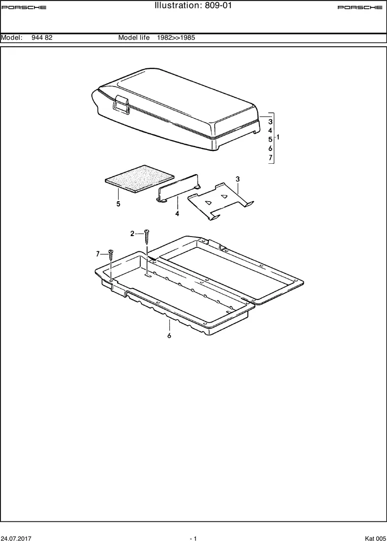 Cassette box diagram