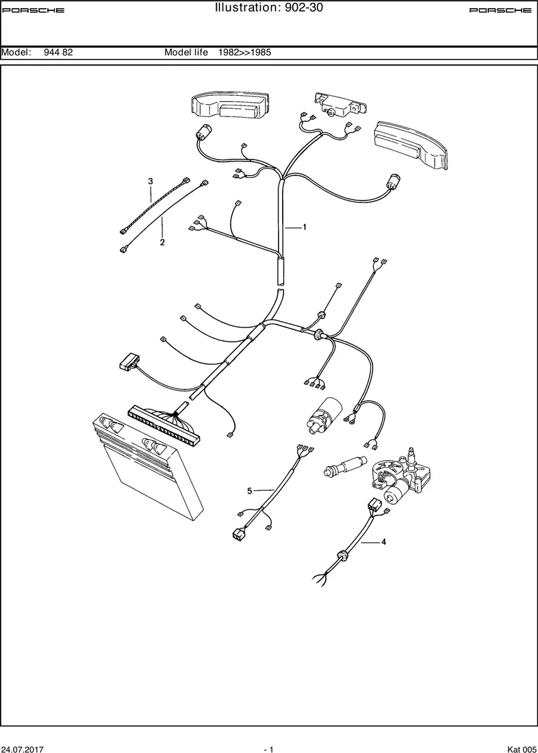 Wiring harnesses diagram