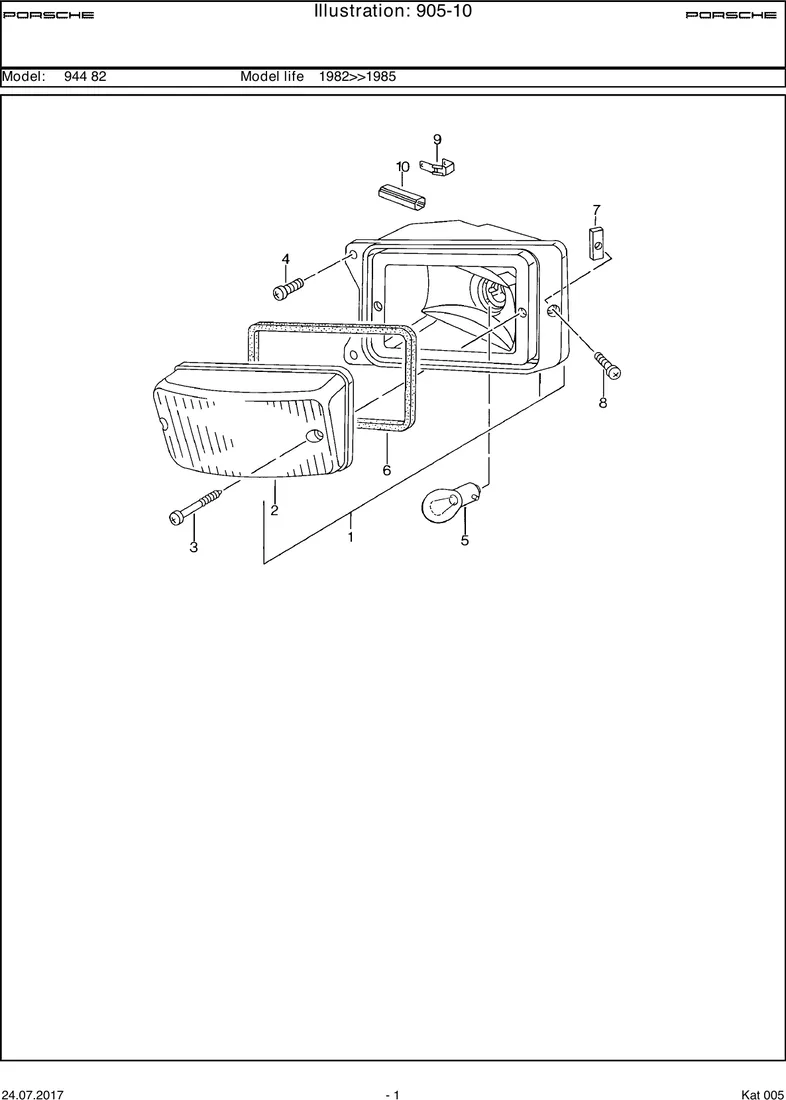 Direction indicator light diagram