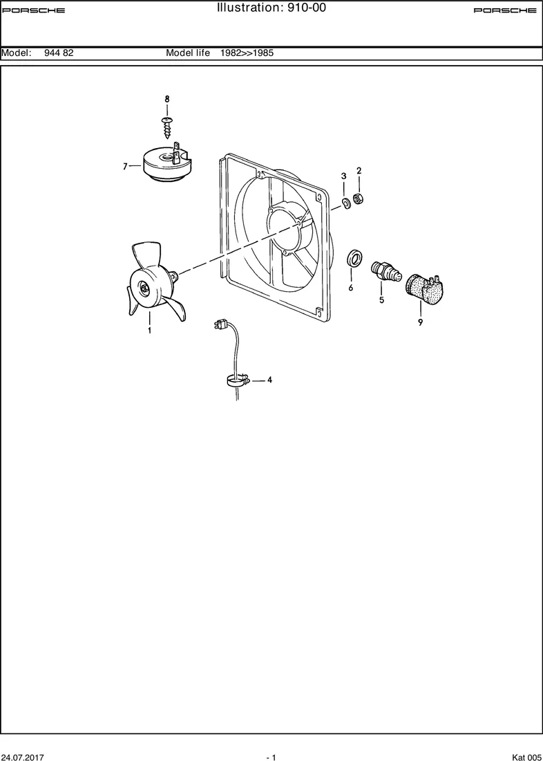 Electric fan diagram