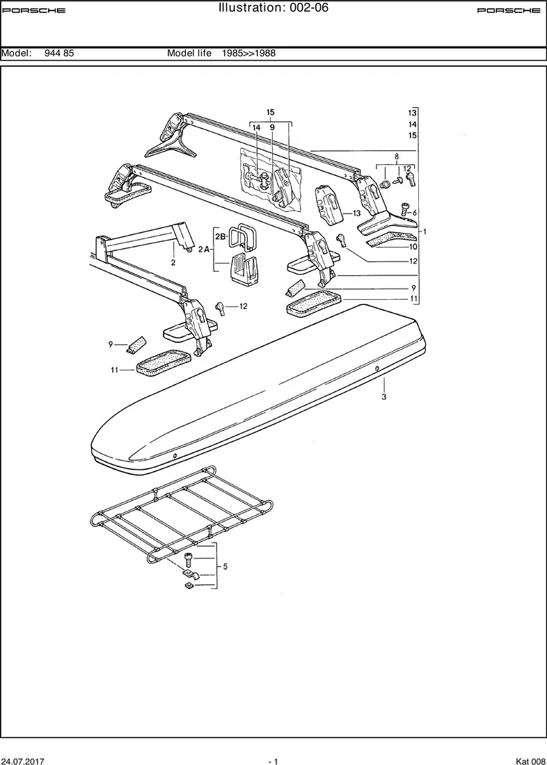 Roof transport system diagram