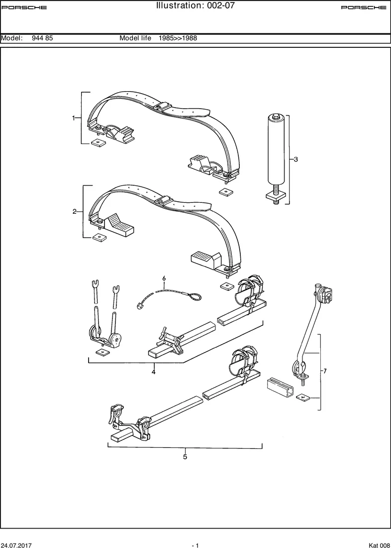 Roof transport system diagram