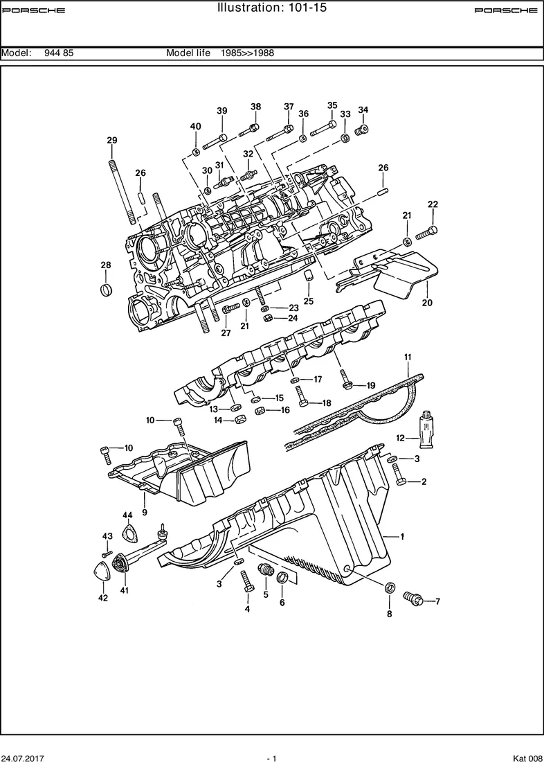 Crankcase                            87- diagram