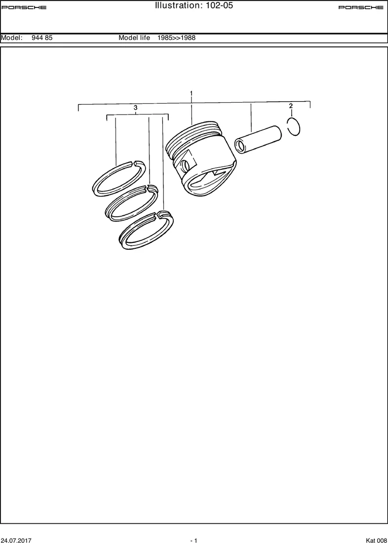 Piston diagram