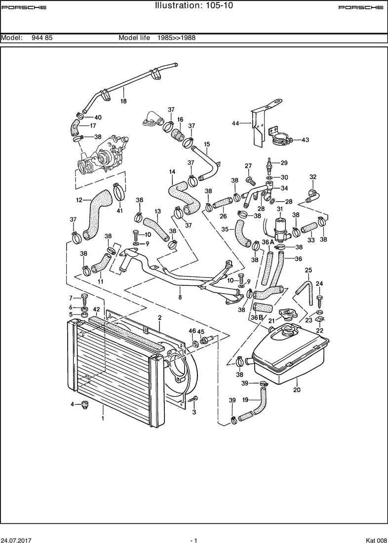 Water cooling                                      M44.50/51 diagram