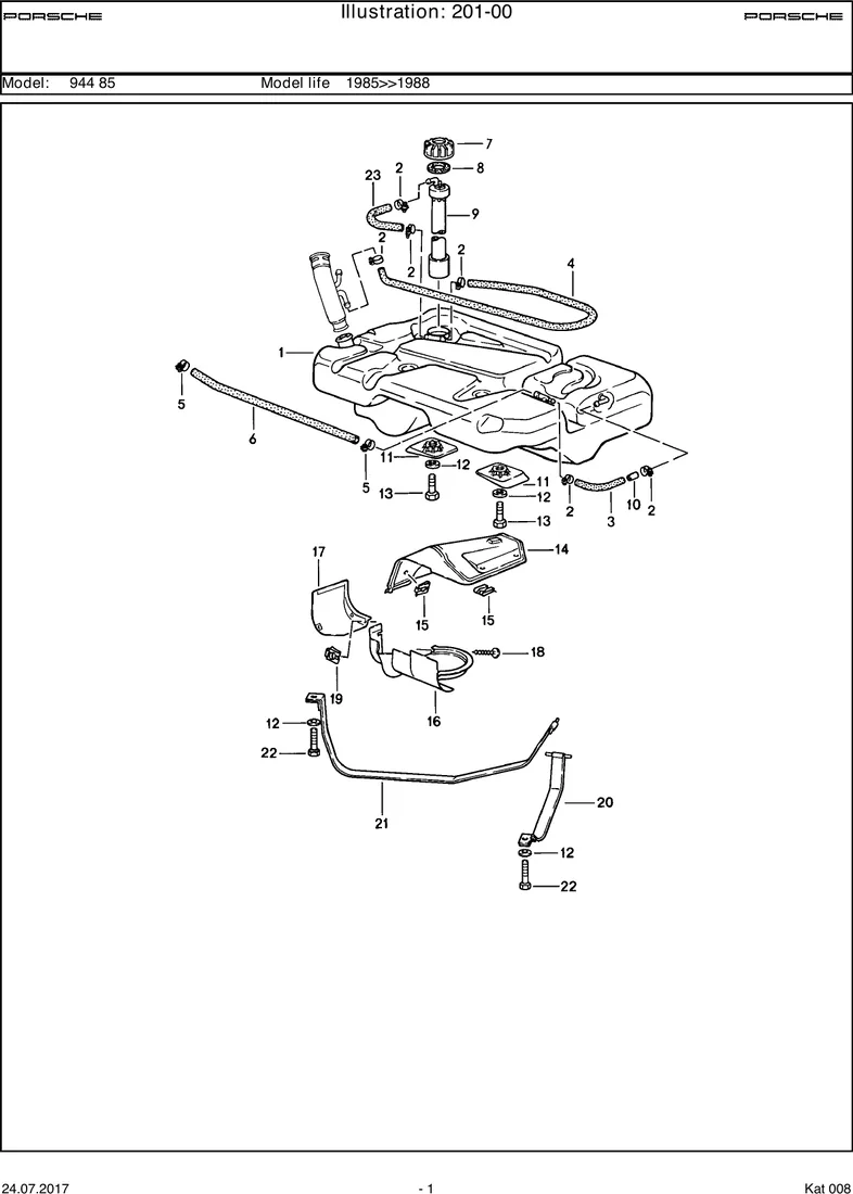 Fuel tank diagram