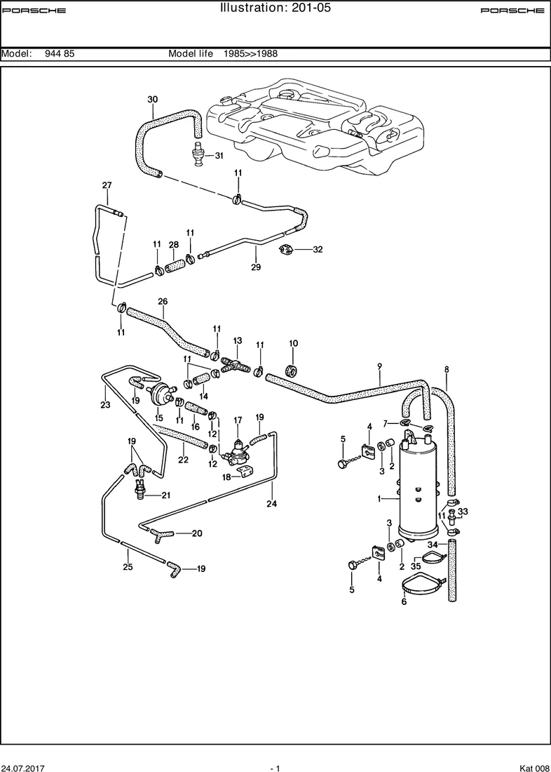 Carbon canister diagram