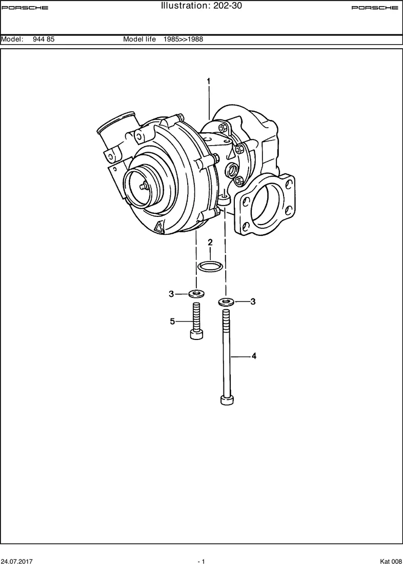 Turbocharger                                       M44.50/51/52 diagram