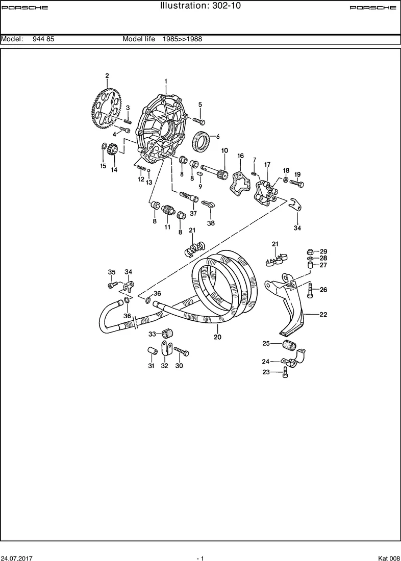 Oil cooling                                        5P 5R AOR diagram