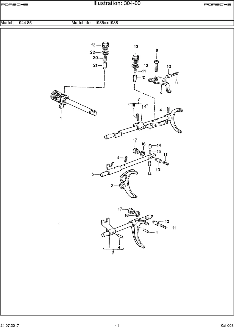 Transmission control                               5Y 5S 5Z 7V diagram