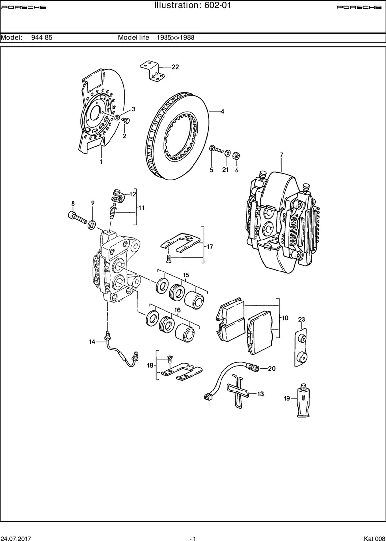 Disc brake                                         TURBO diagram