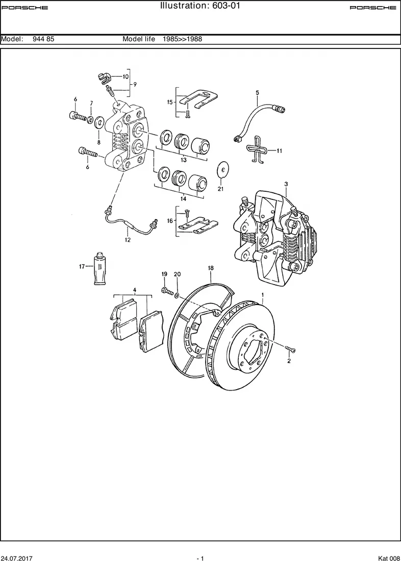 Disc brake                                         TURBO diagram