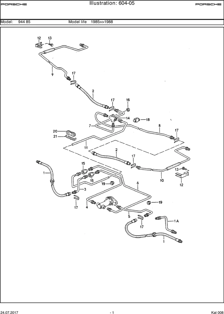 Brake lines diagram
