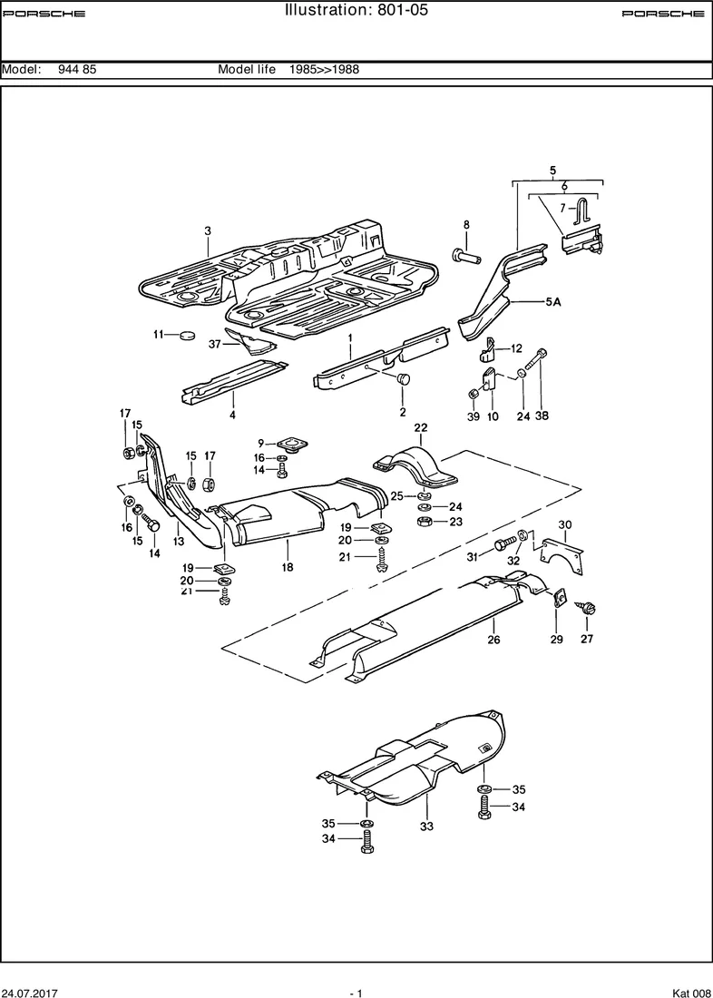 Side member diagram