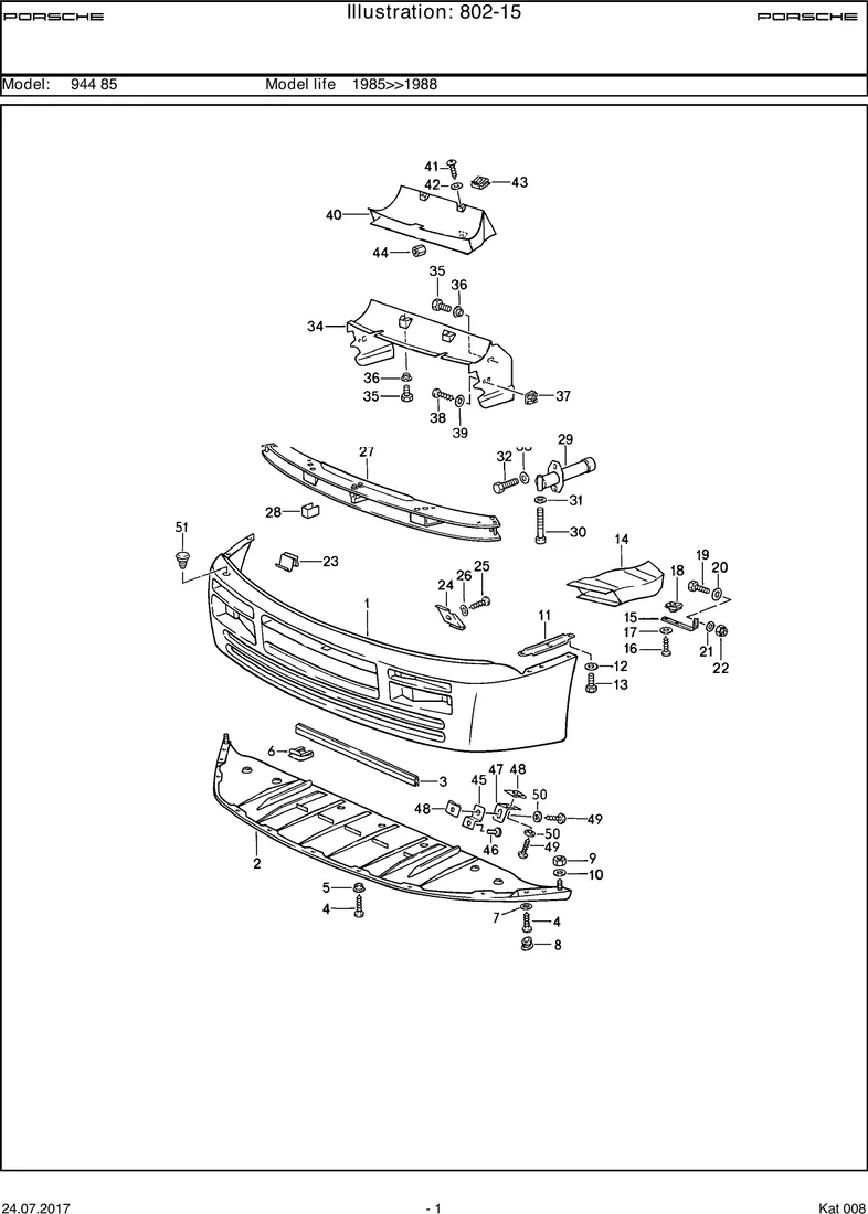 Front apron                                        TURBO diagram