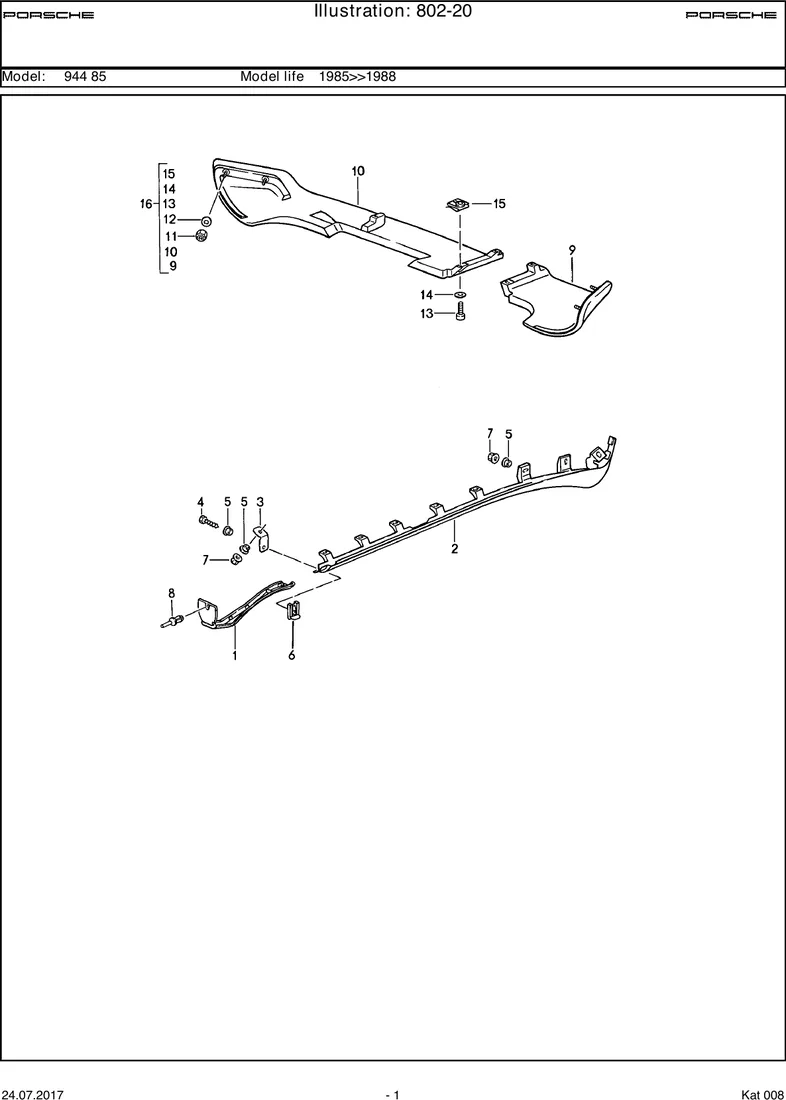 Sill cover                                         TURBO diagram