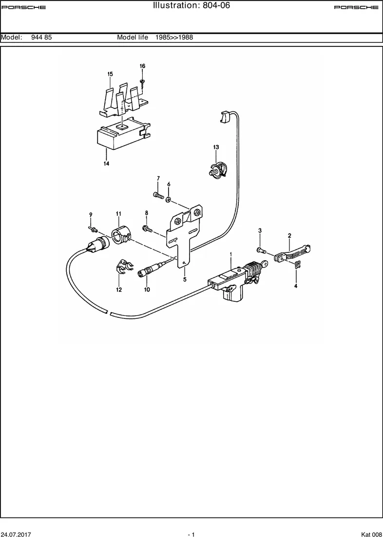 Central locking system               86-           M341 diagram
