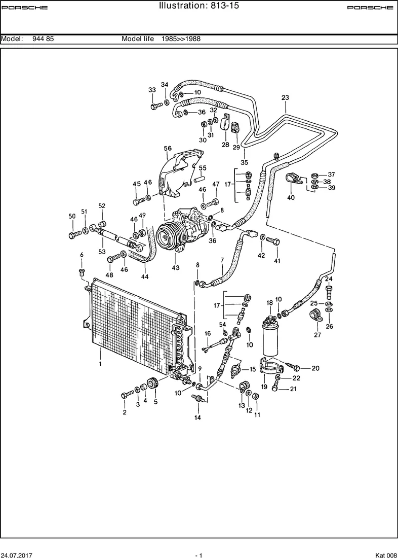 Refrigerant circuit                                M573 diagram