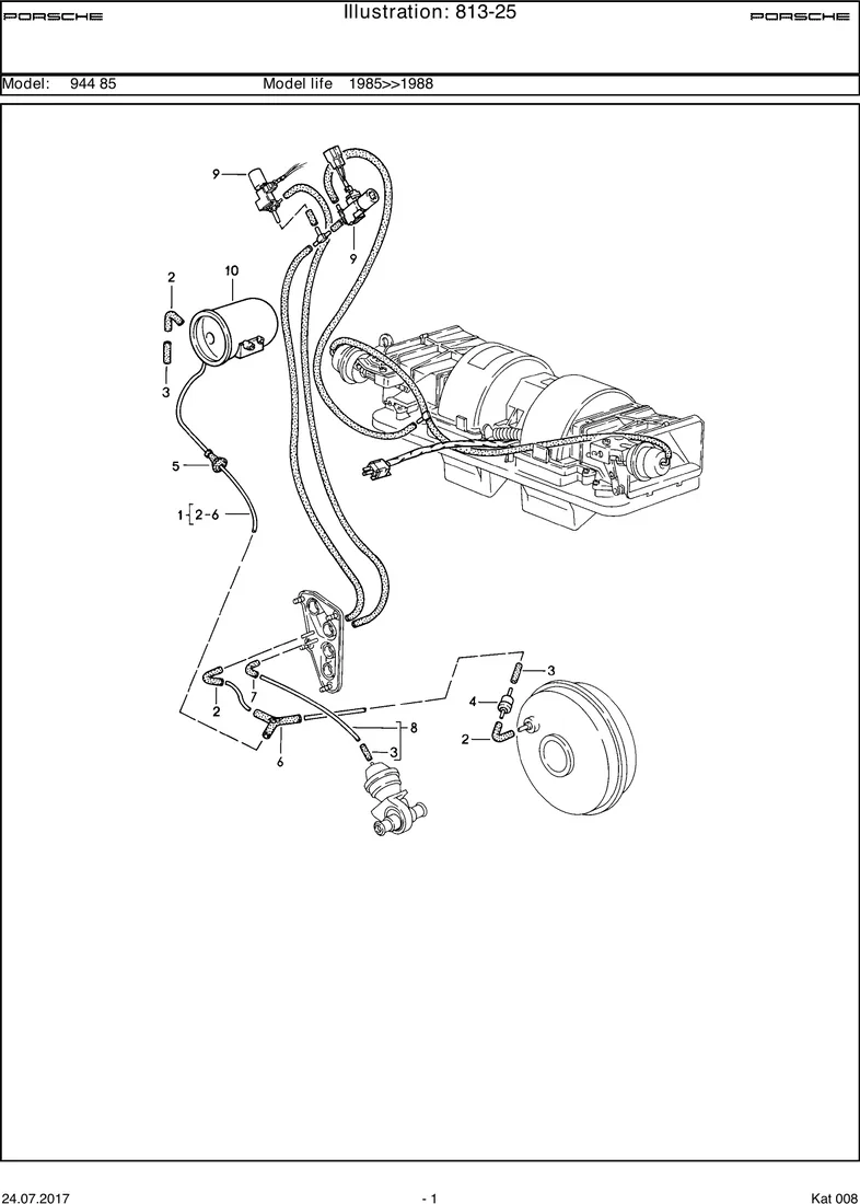 Vacuum control diagram