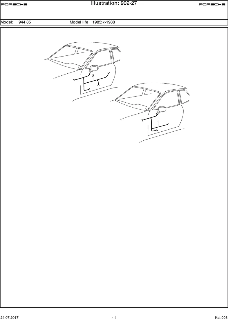 Wiring harnesses diagram