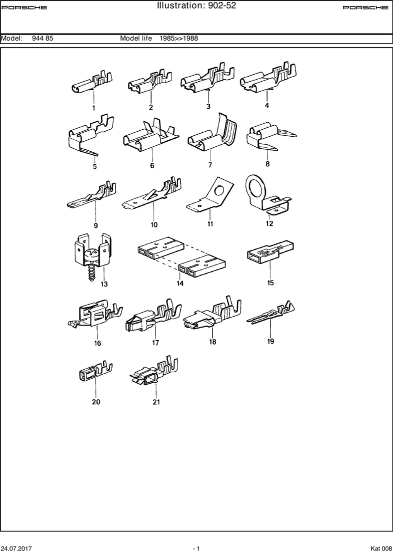 Flat plug diagram