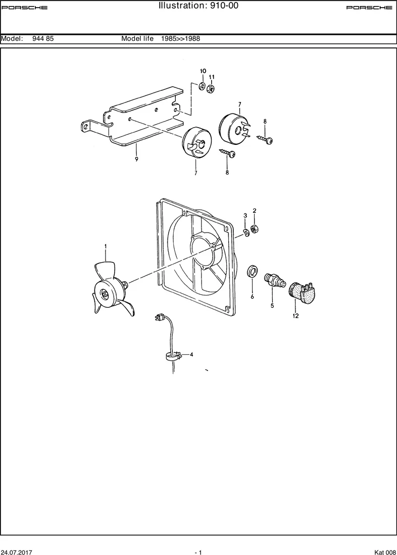 Electric fan diagram