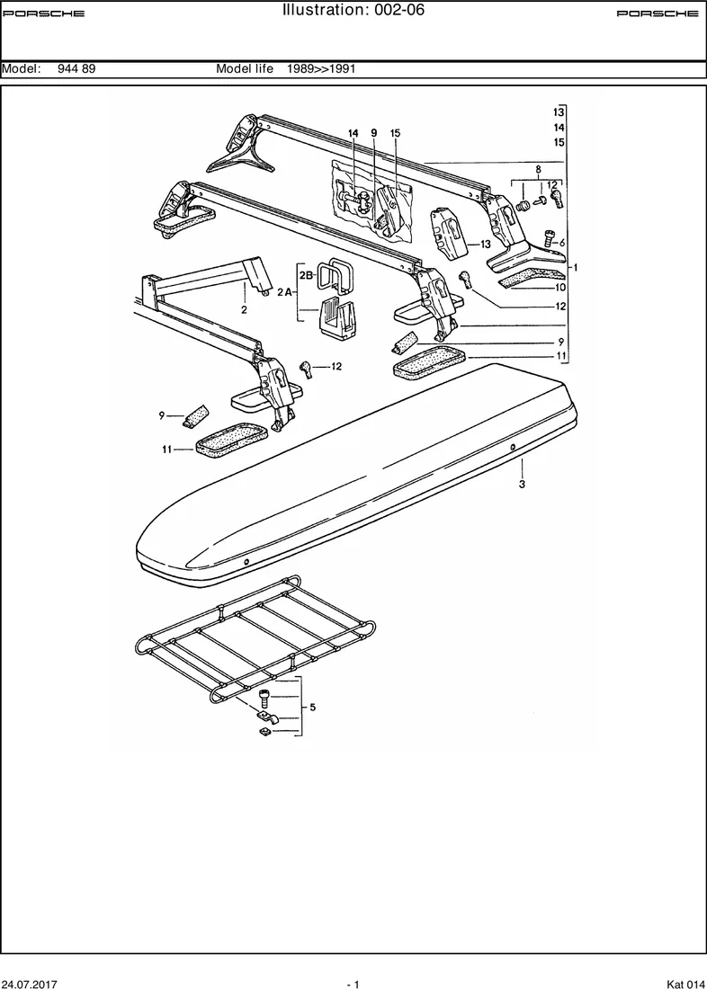 Roof transport system diagram